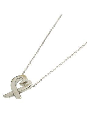 Tiffany & Co Loving Heart Necklace Silver